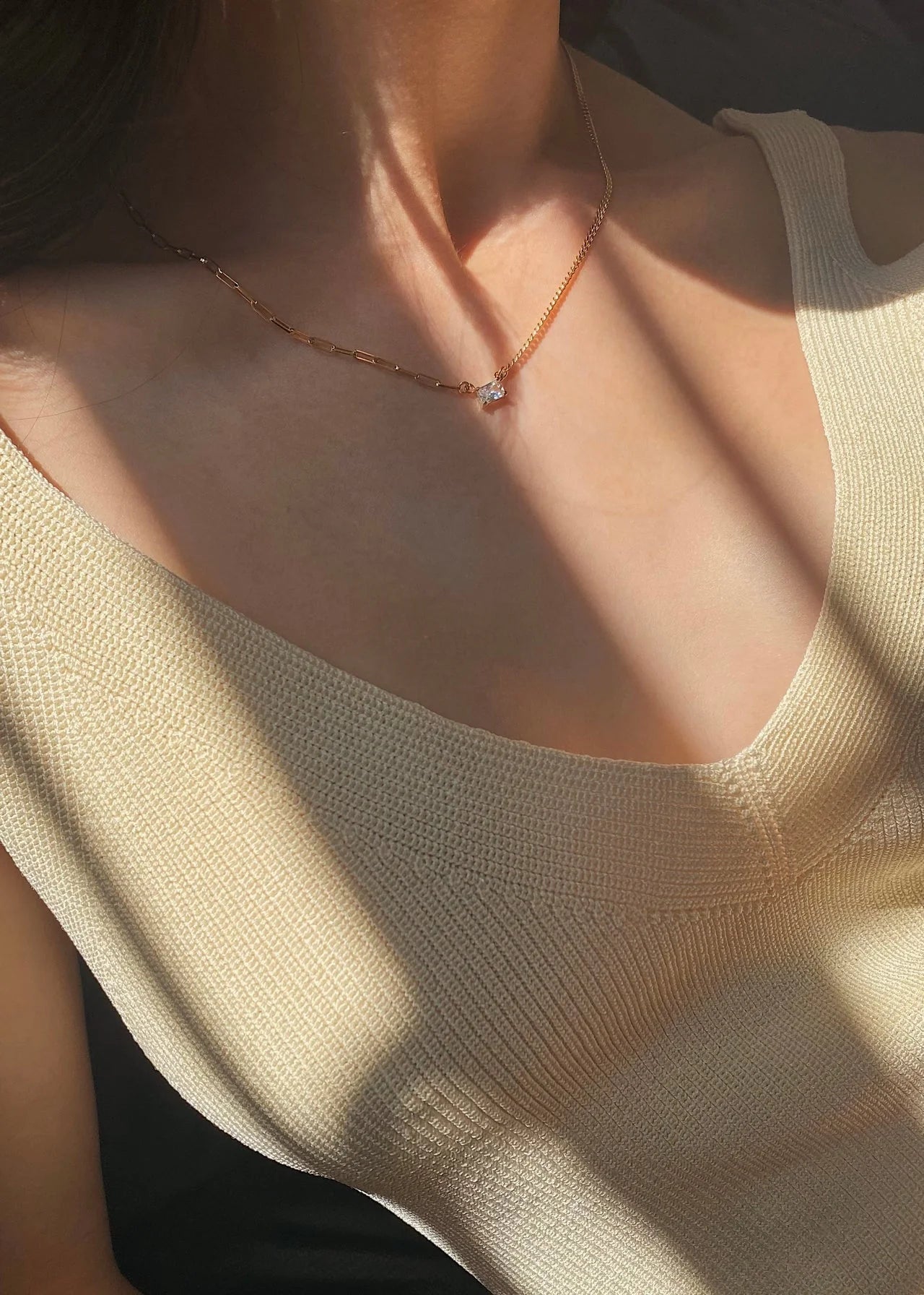 Baguette Necklace - Espace Skins Montreal